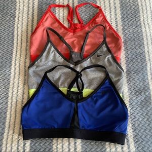GUC Nike Indy Sports Bra bundle Sz Medium